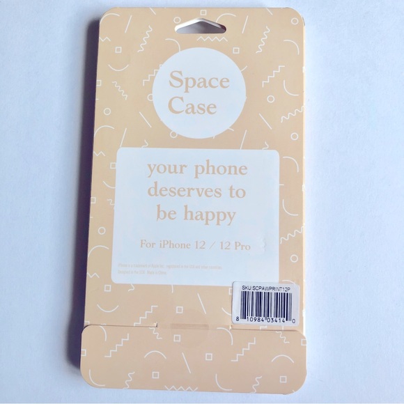 NEW SPACE CASE Clear Paw Prints Phone Case for iPhone 12 12 Pro - Picture 4 of 11